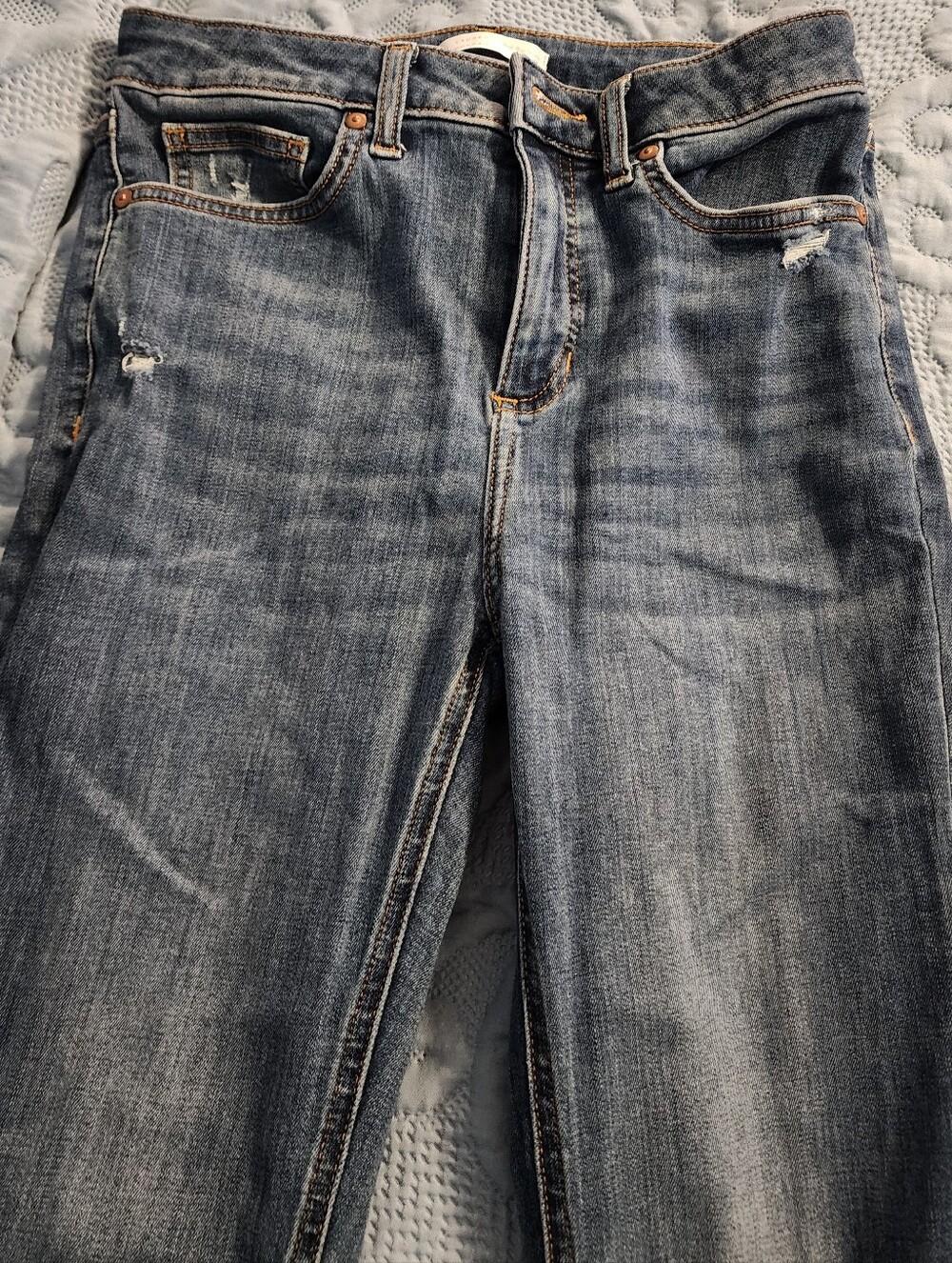 Women’s Classic Mid-Wash Blue Jeans